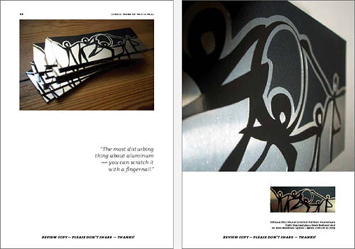 Lyrois: Page spread from the book
