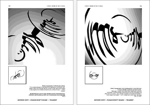 Lyrois: Page spread from the book