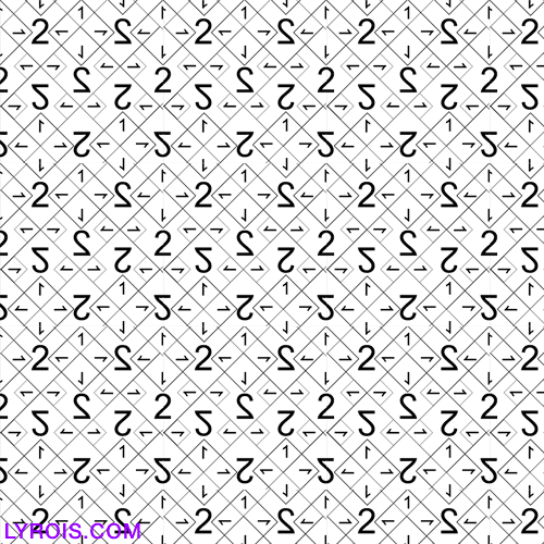 An example schema, loosely tiled Lyrois: Sample Repetitive Pattern Schema